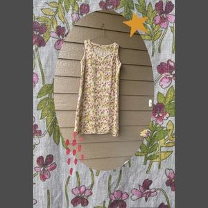 Marisa & Marie 100% Linen floral tank dress